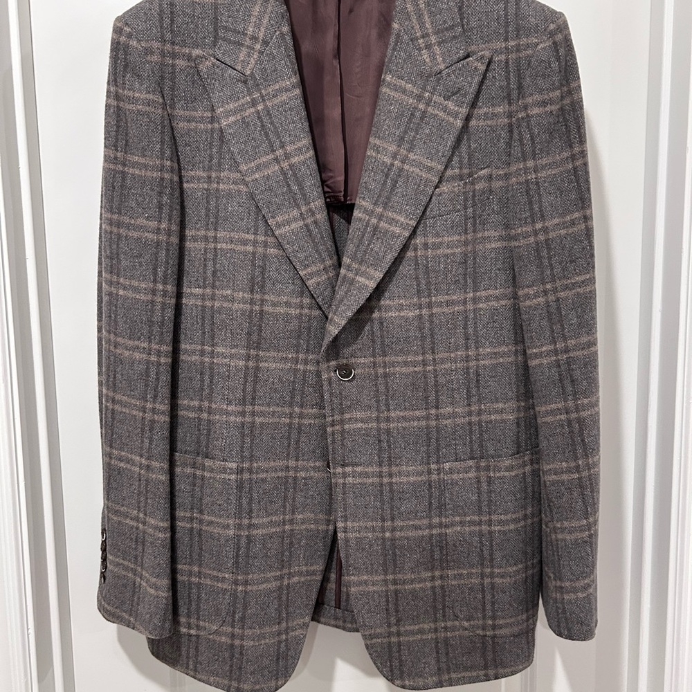 Suitsupply Charcoal Checkered Sport Coat